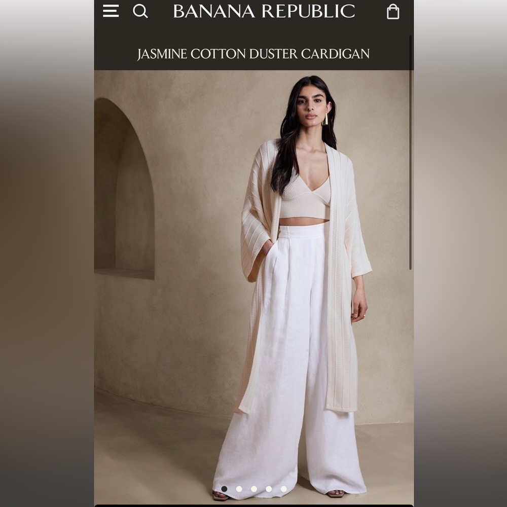 Banana Republic Cotton Duster cardigan
